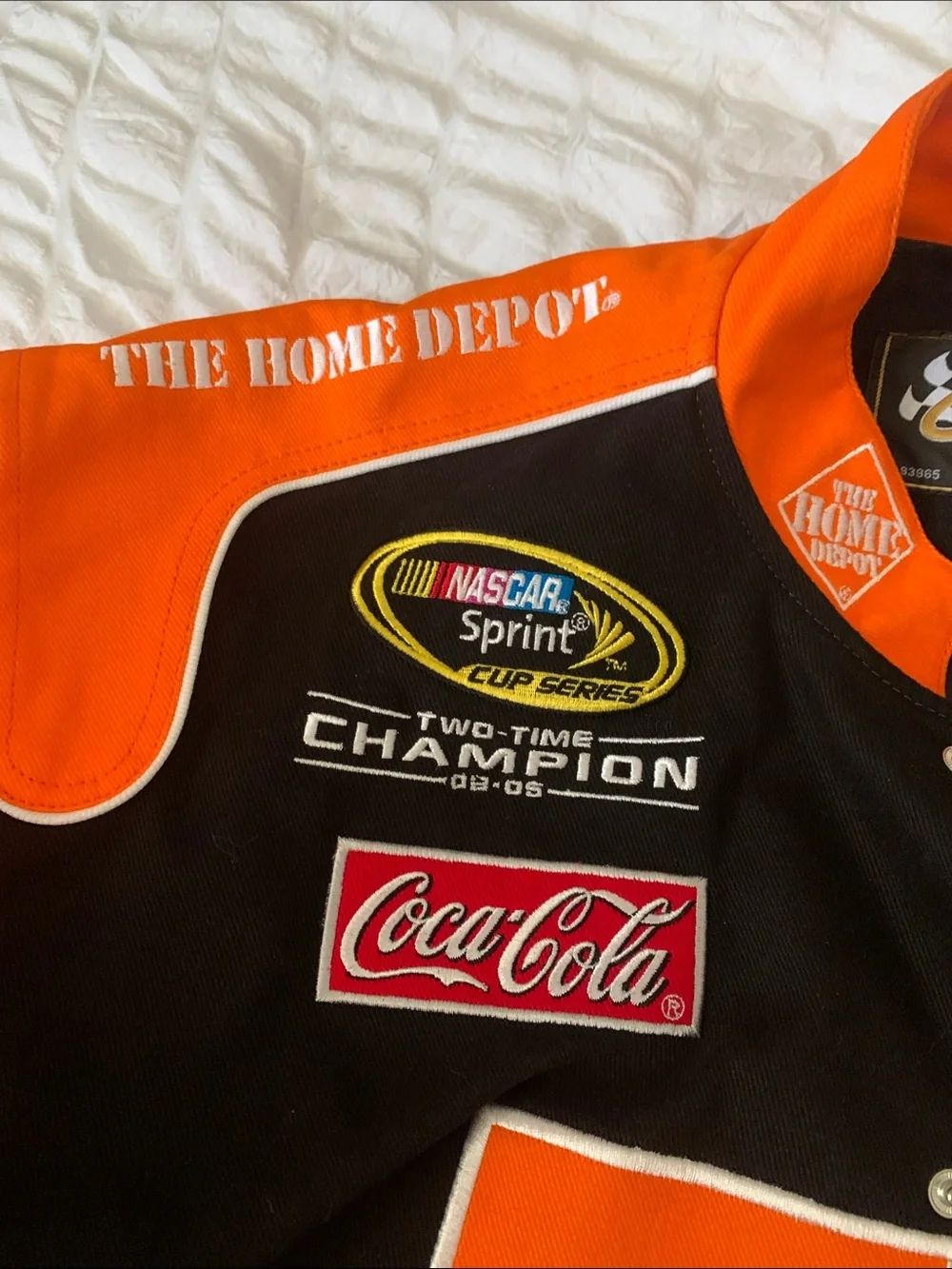 Home Depot racing jacket